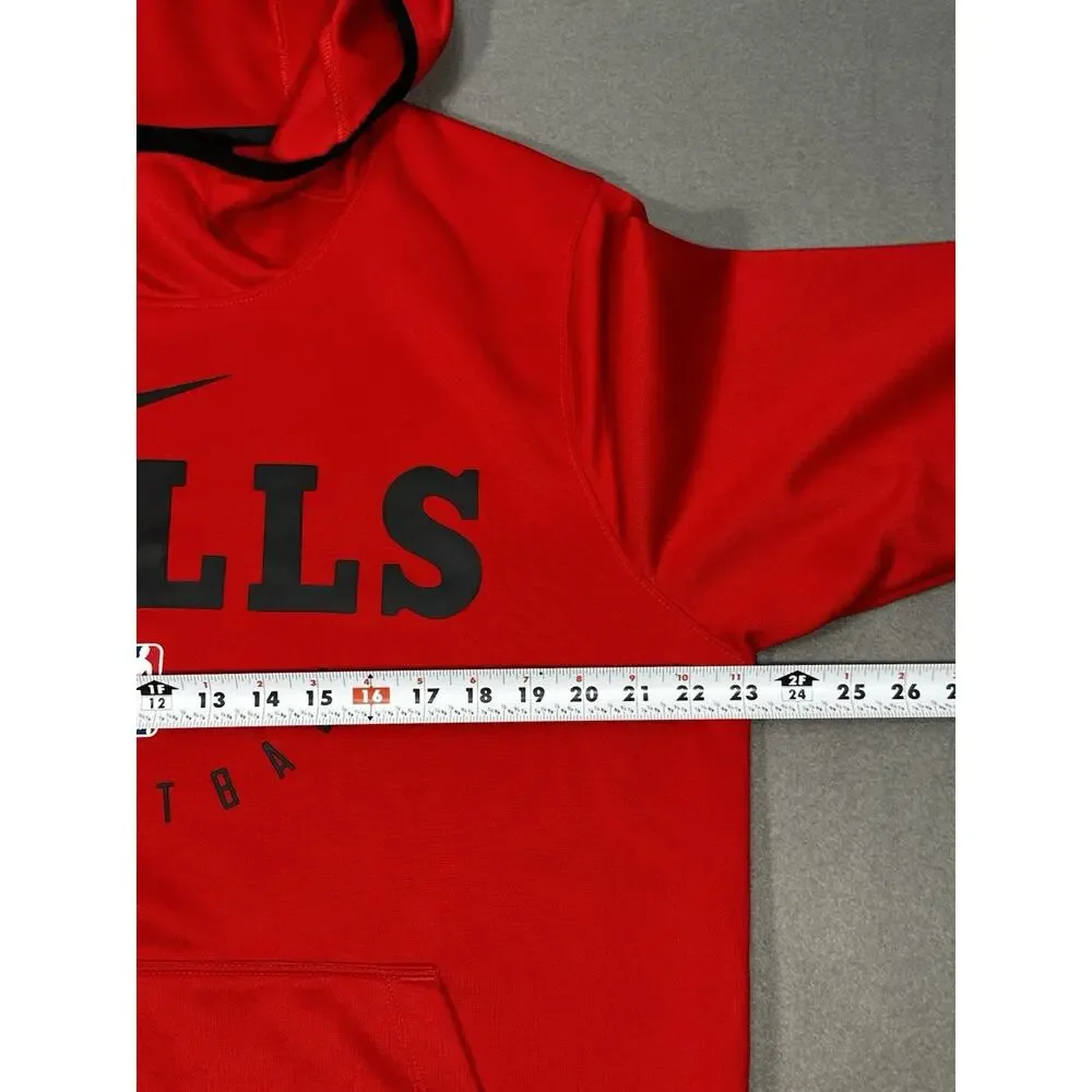 Nike Dri-FIT Chicago Bulls NBA Basketball Hoodie Red Men’s Large